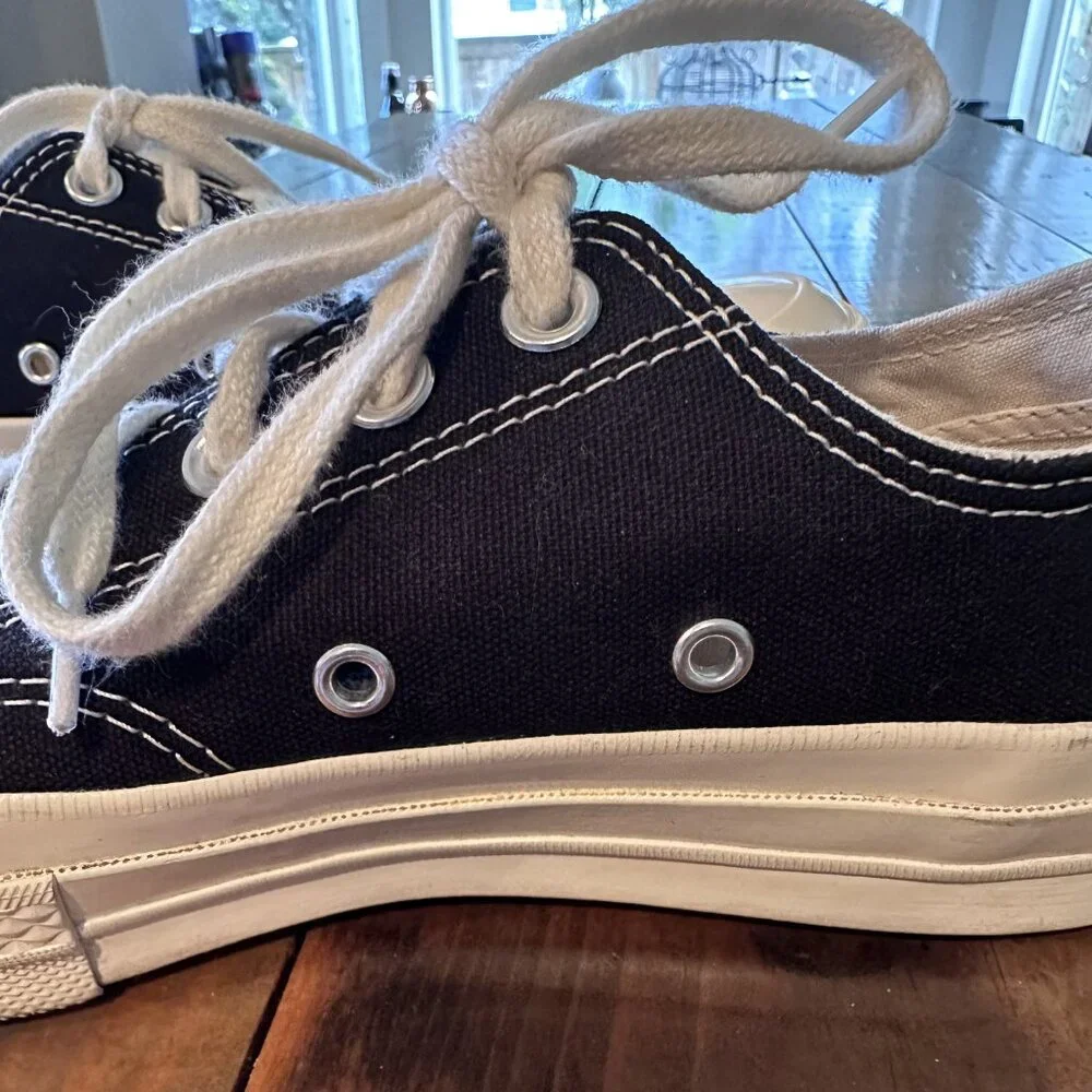Comme Des Garcons Play- Converse low top sneaker. - Picture 8 of 13